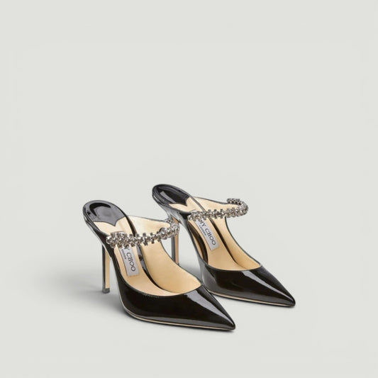 Jimmy Choo Patent Leather Mules Size: 37