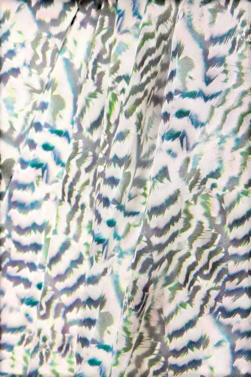 ISABEL MARANT Abstract Print Long Sleeve Blouse Size M