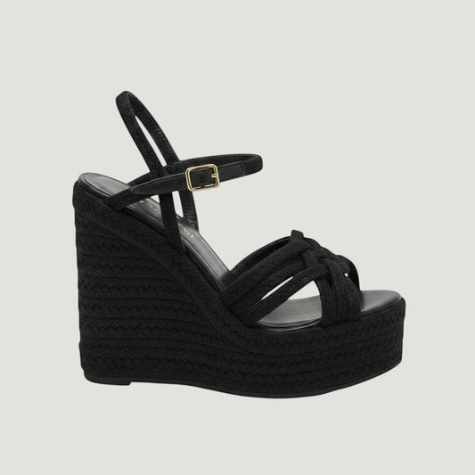 Saint Laurent Wedge Espadrille Size: 37