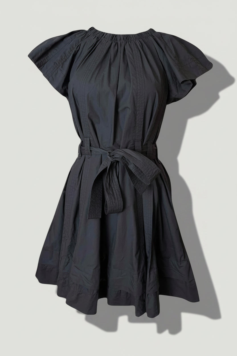ULLA JOHNSON Cotton Poplin Mini Dress Size M