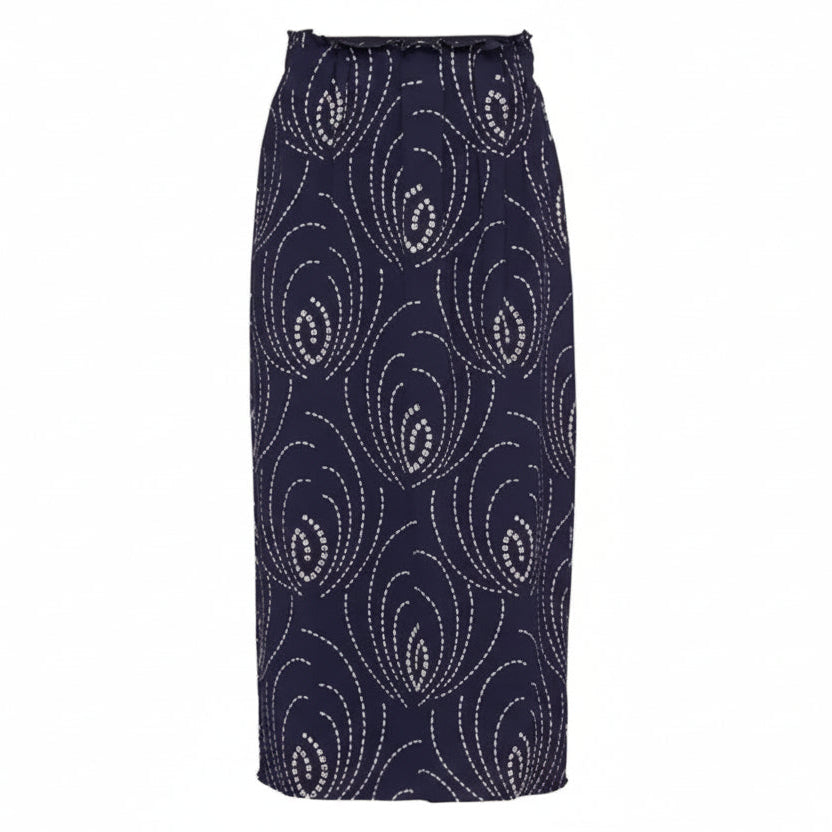 Prada Georgette Midi Skirt SIZE MEDIUM