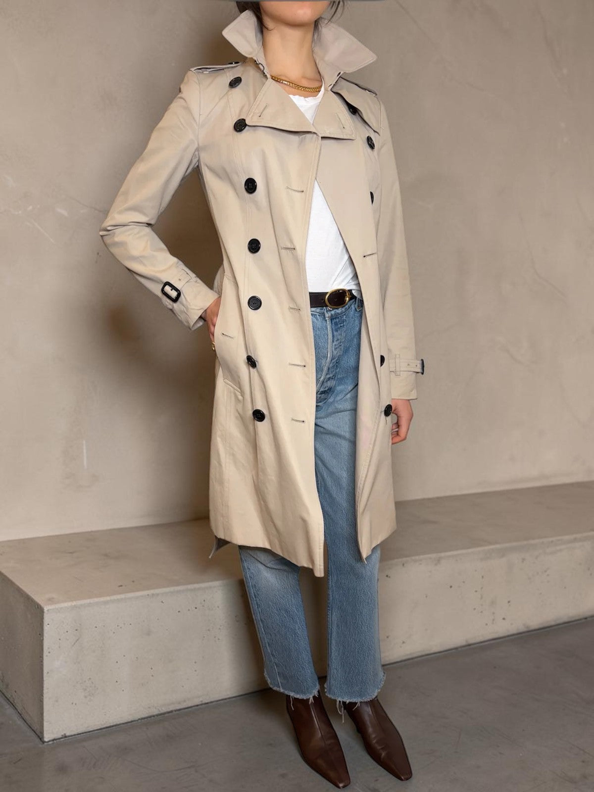 Burberry Sandringham Trench SIZE XS