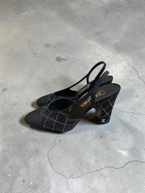 2025 Chanel Slingback Pumps SIZE 37