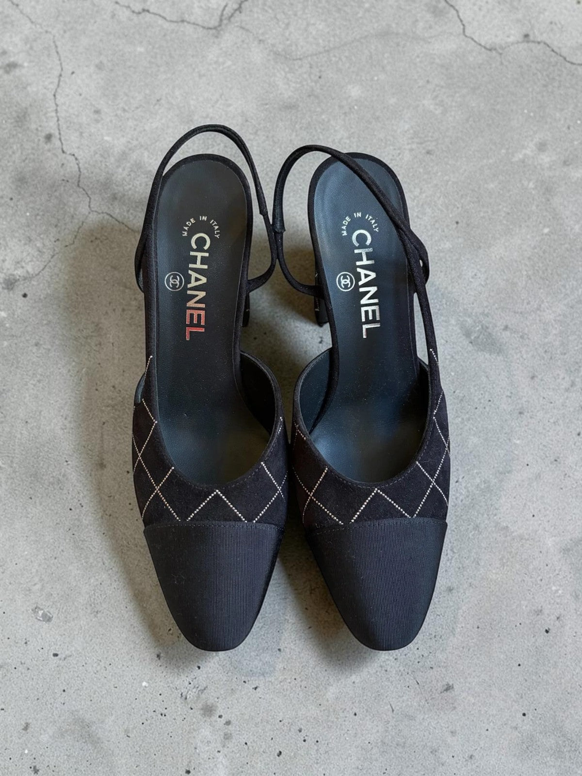 2025 Chanel Slingback Pumps SIZE 37