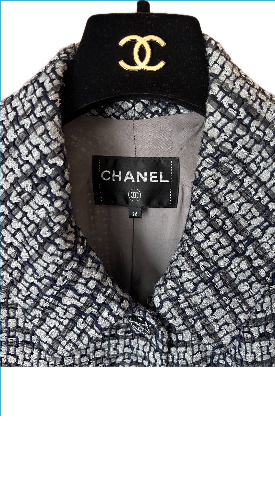 Chanel Boucle Tweed Jacket Size: S