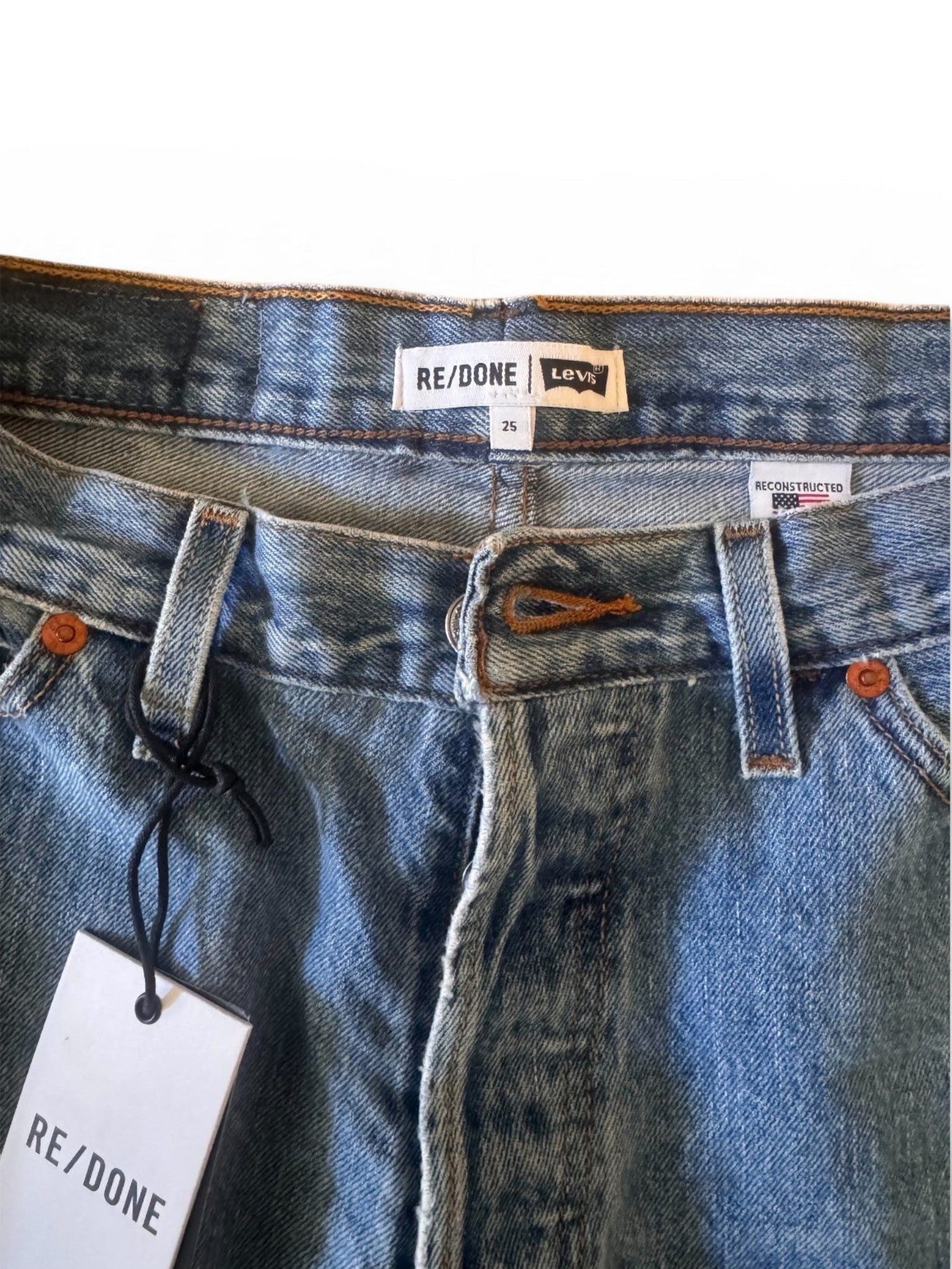 Vintage Levis X ReDone Relaxed Fit Crop Size XS