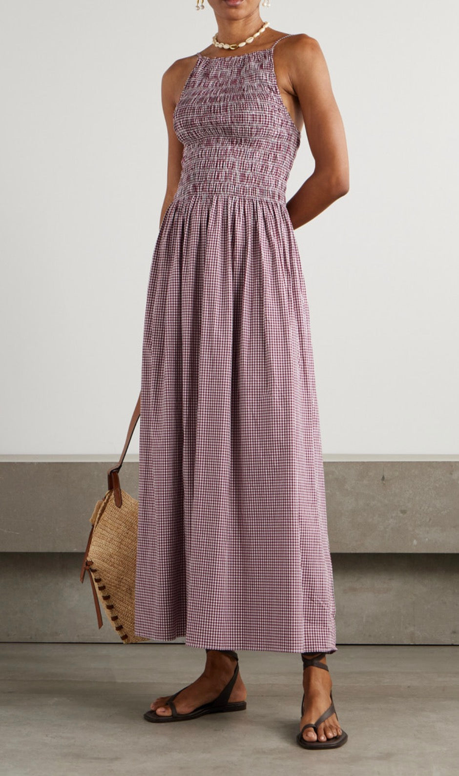 Faithfull Gingham Dress Size: M