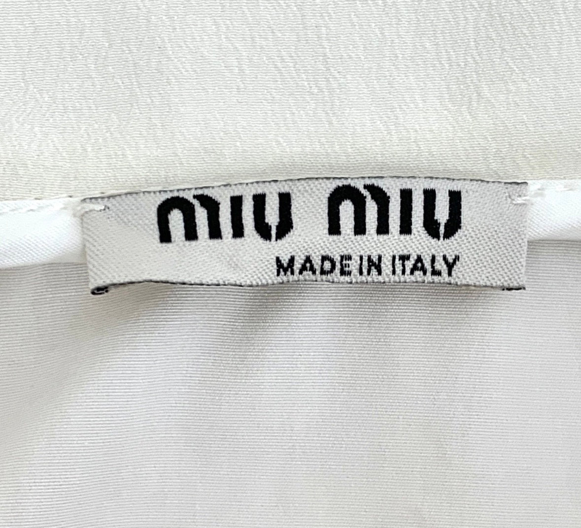 Miu Miu Embroidered Collar Blouse Size: L