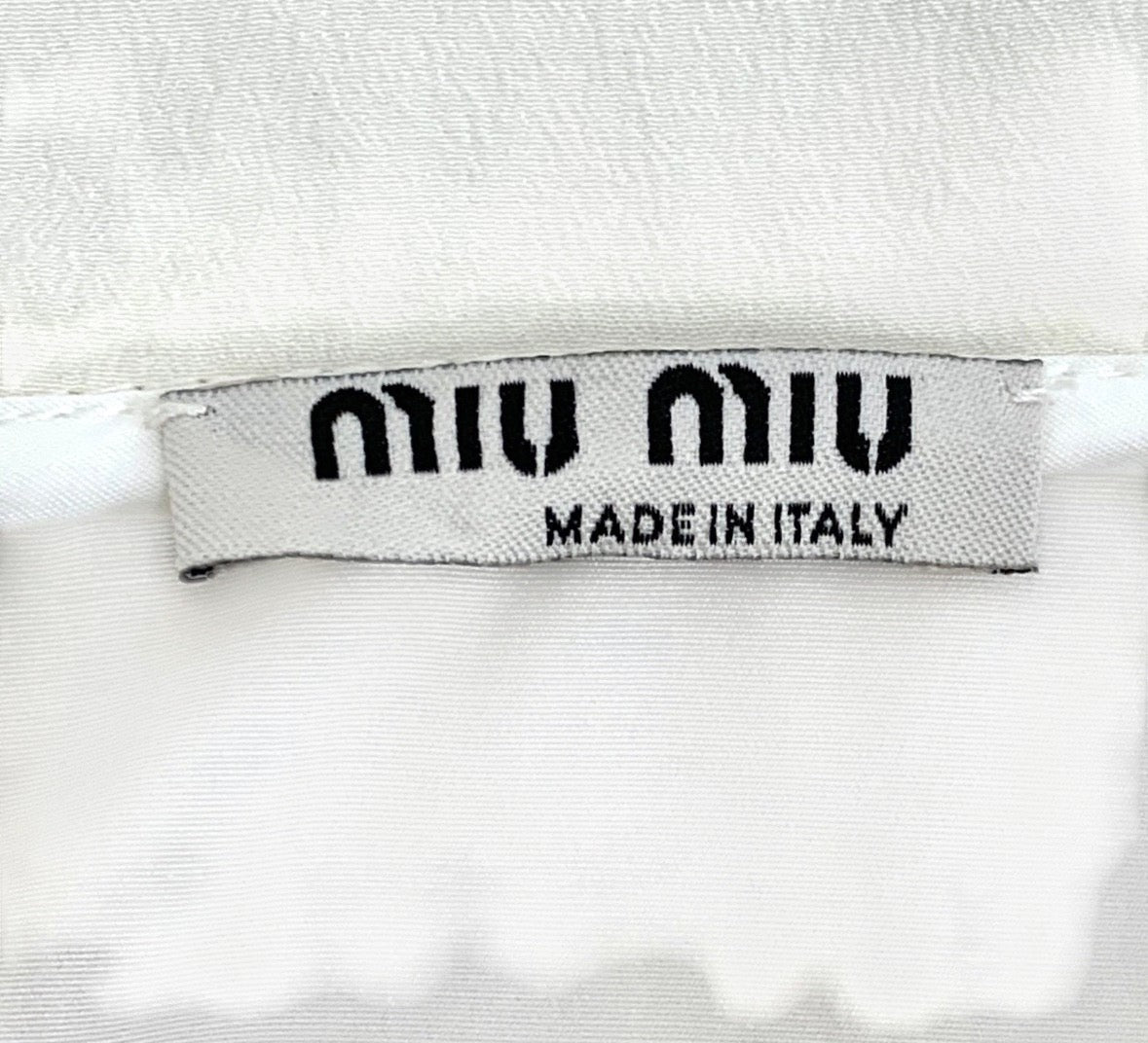 Miu Miu Embroidered Collar Blouse Size: L