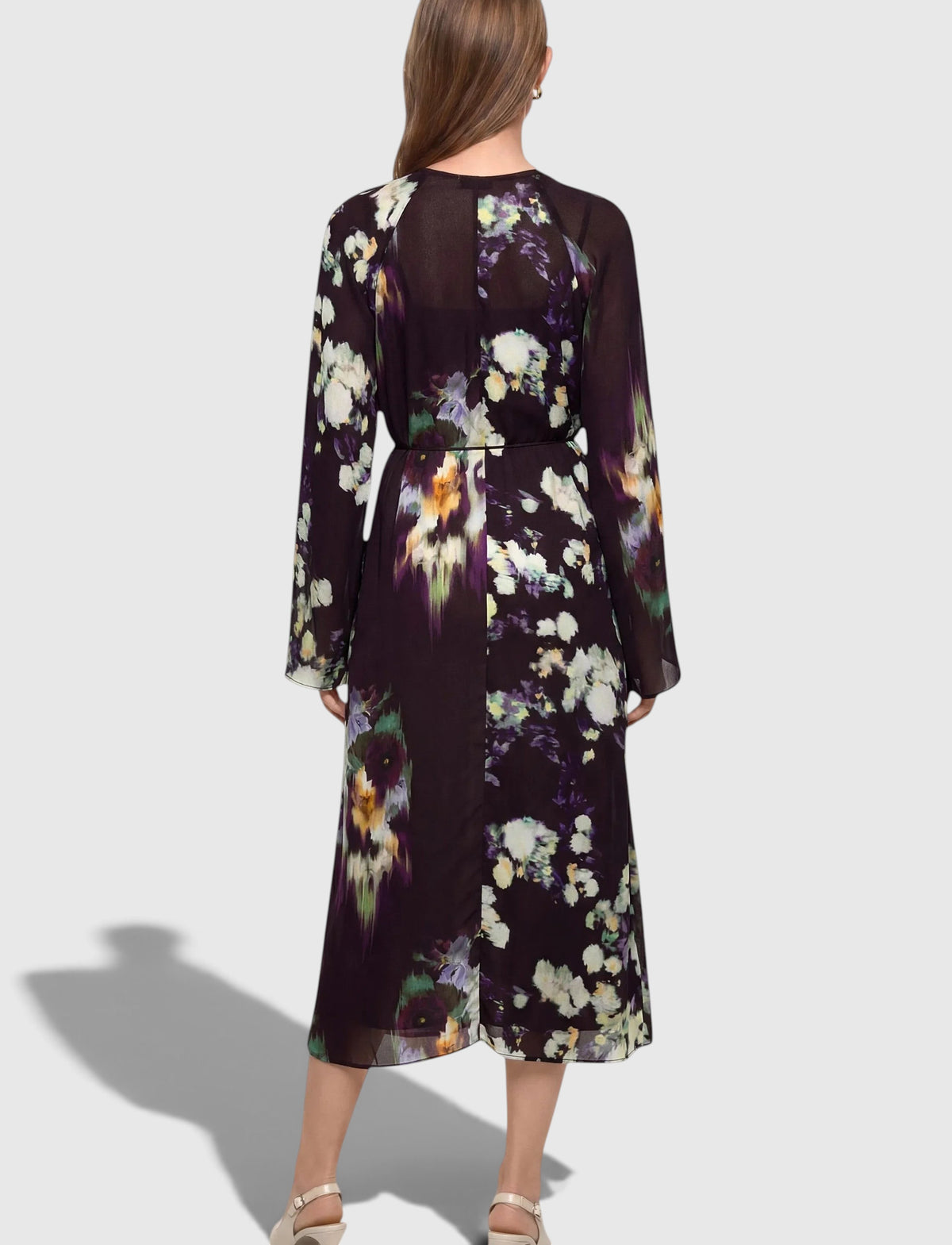 RODEBJER Floral Printed Maxi Dress Size OS