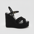Saint Laurent Wedge Espadrille Size: 37