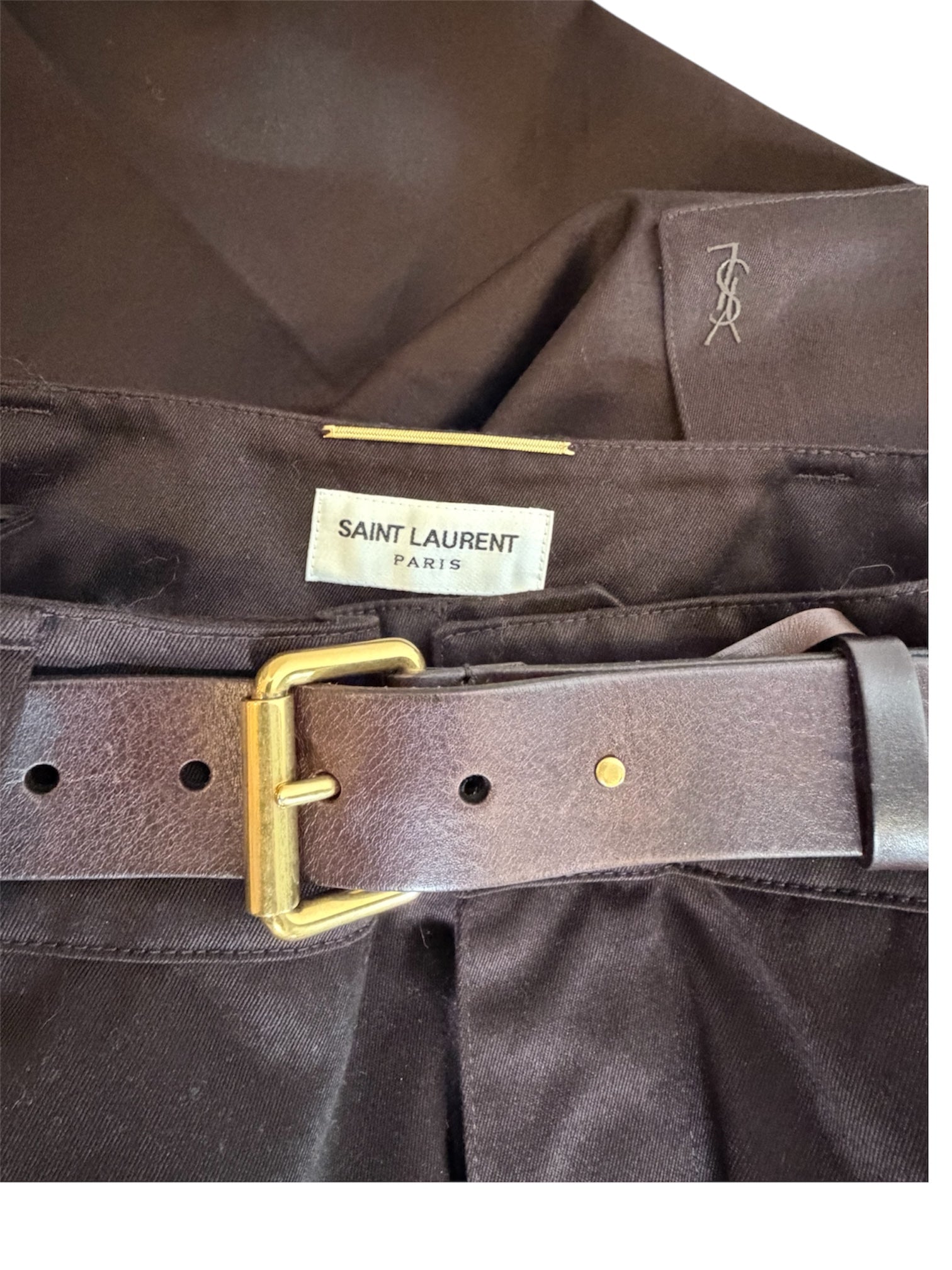 Saint Laurent Brown Cargo Pants SIZE MEDIUM