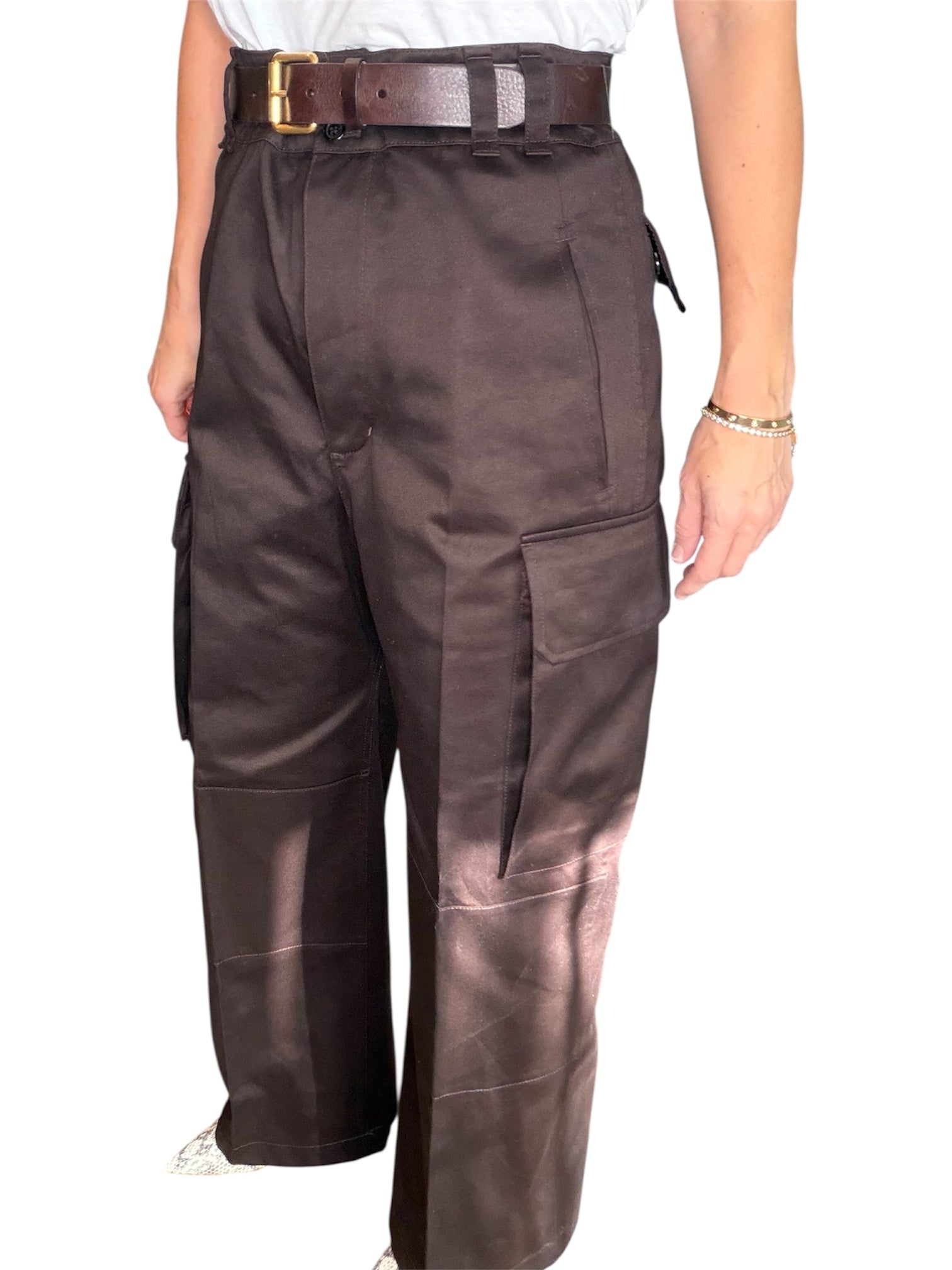 Saint Laurent Brown Cargo Pants SIZE MEDIUM