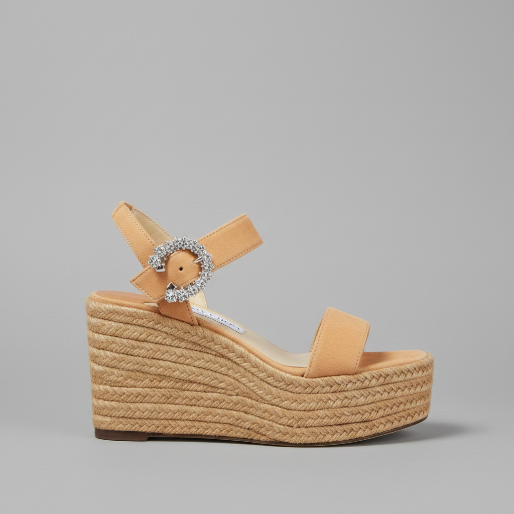Jimmy Choo Mirabelle Espadrille Wedge Size: 38.5