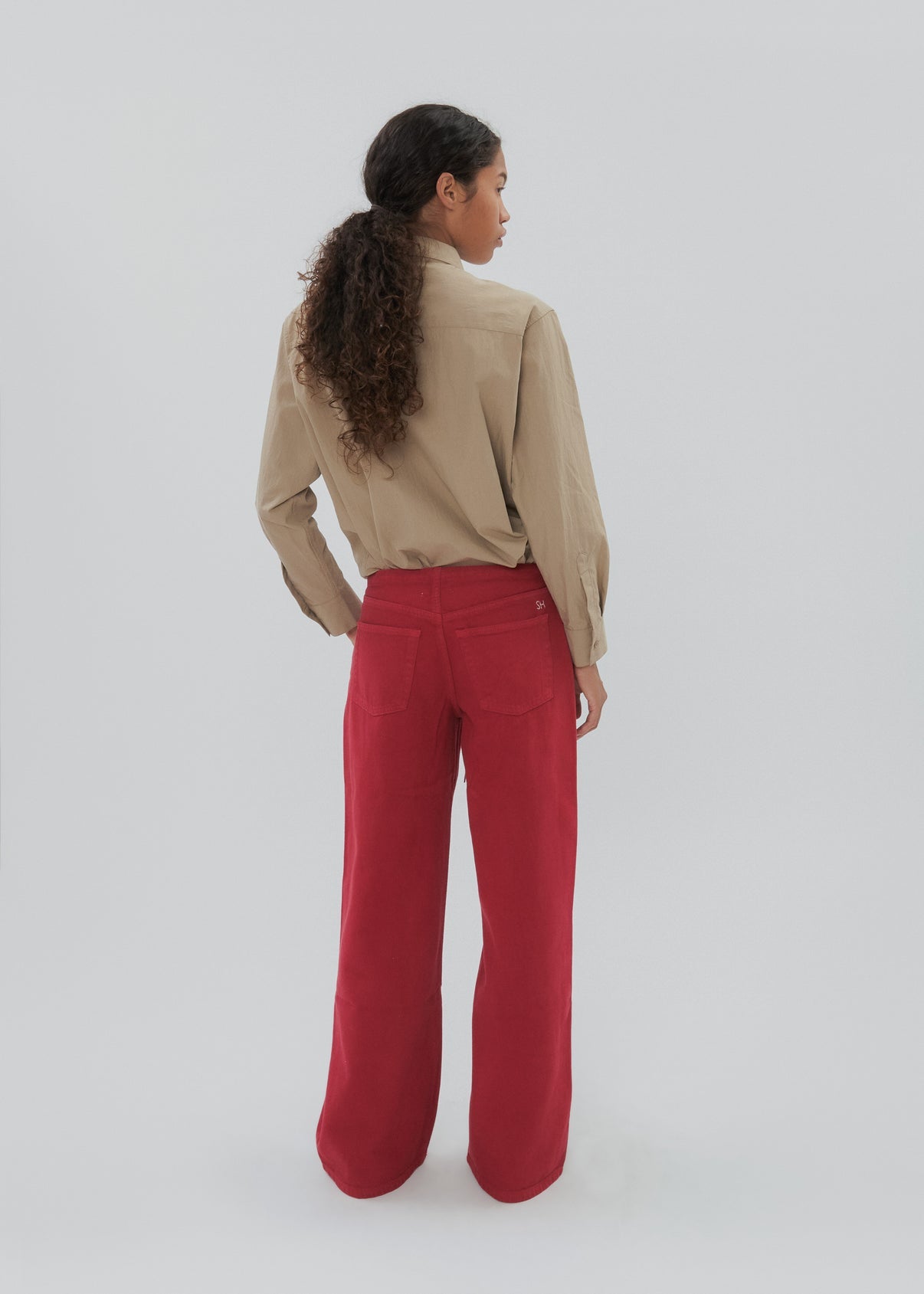 Still Here Red Jeans Size:XS