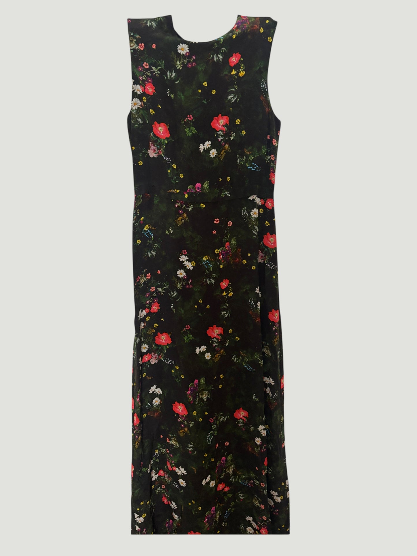 ERDEM Black Floral Gown Size M