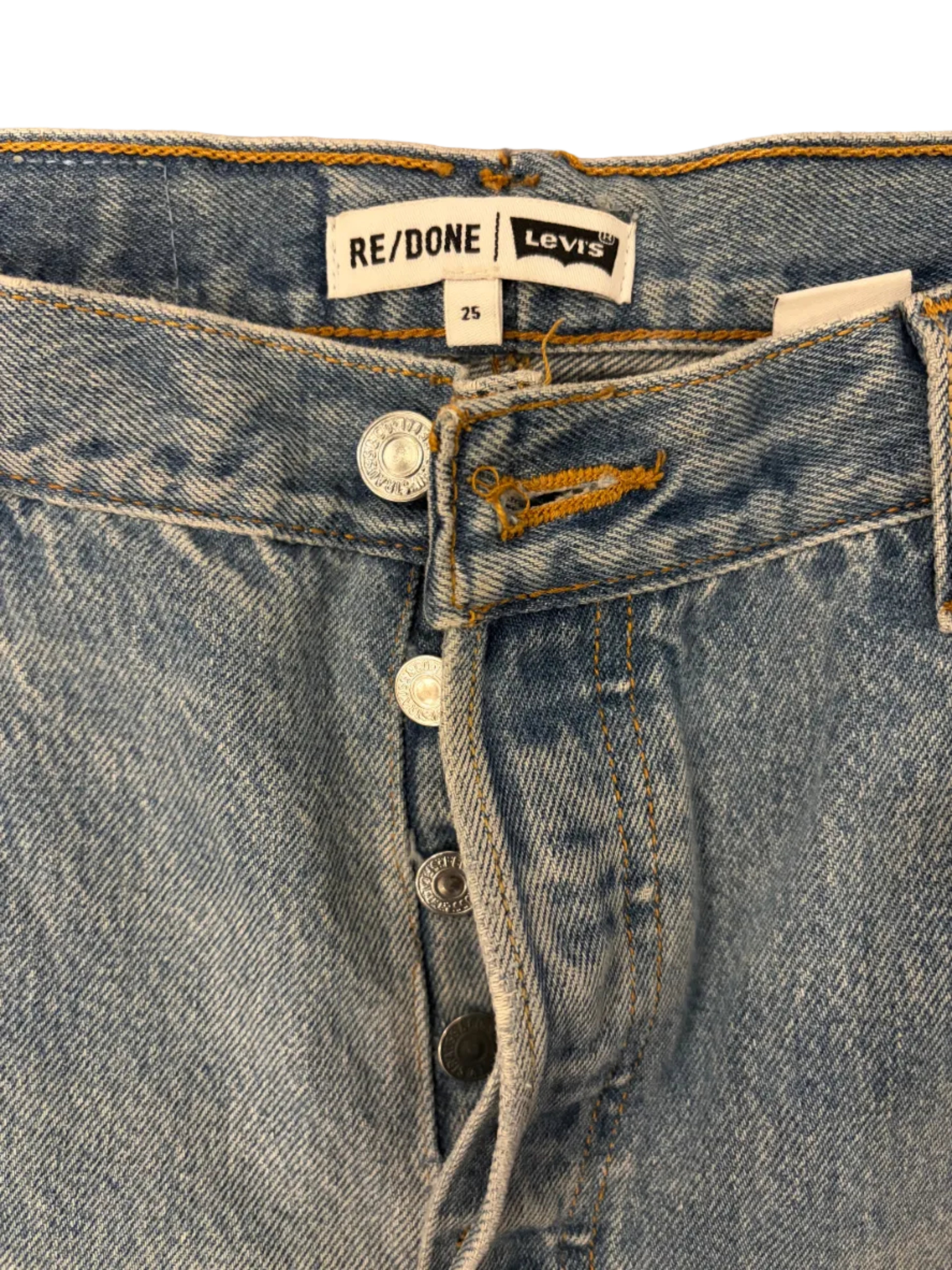 Vintage Levis X ReDone Straight Leg Crop SIZE XS, W25