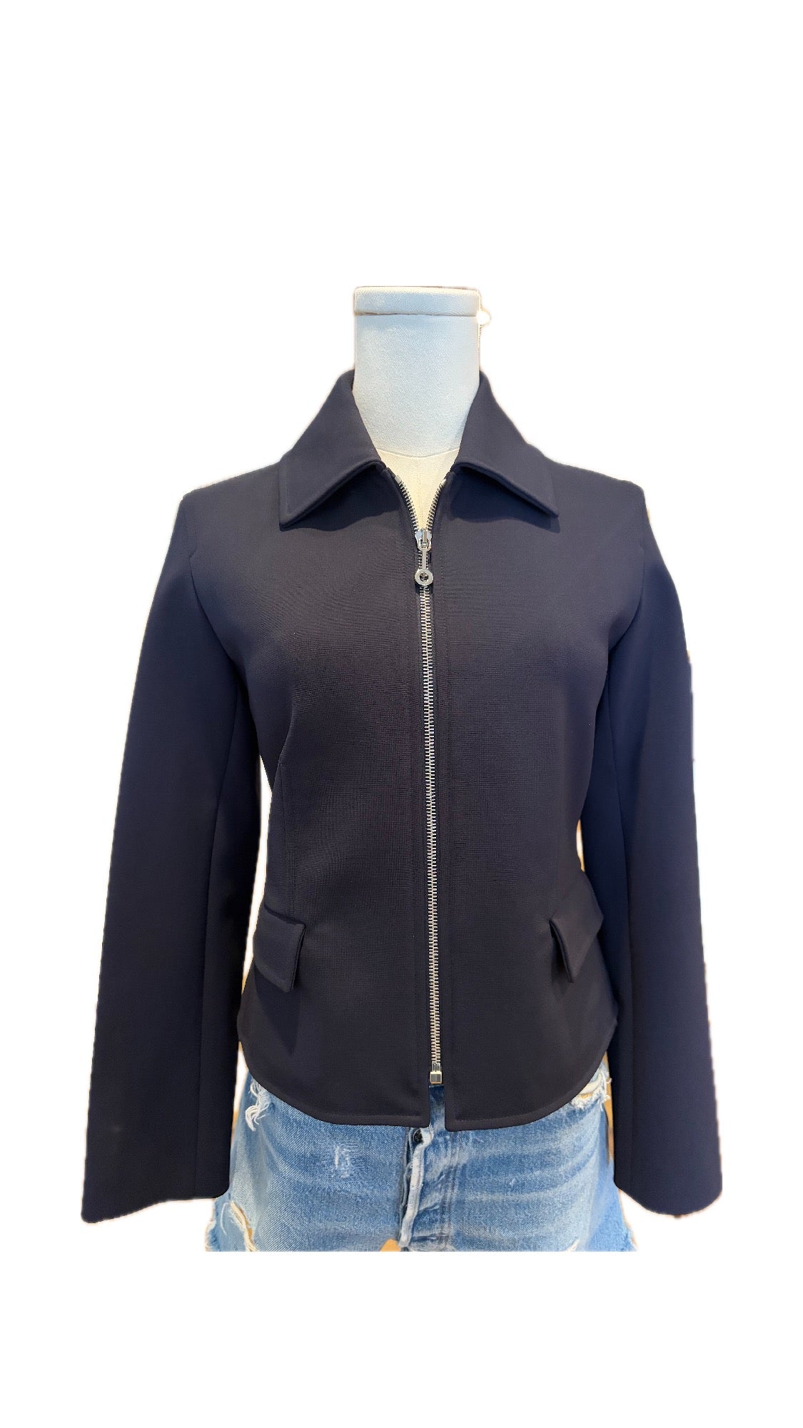 Hermès Cropped Zip Jacket SIZE XS