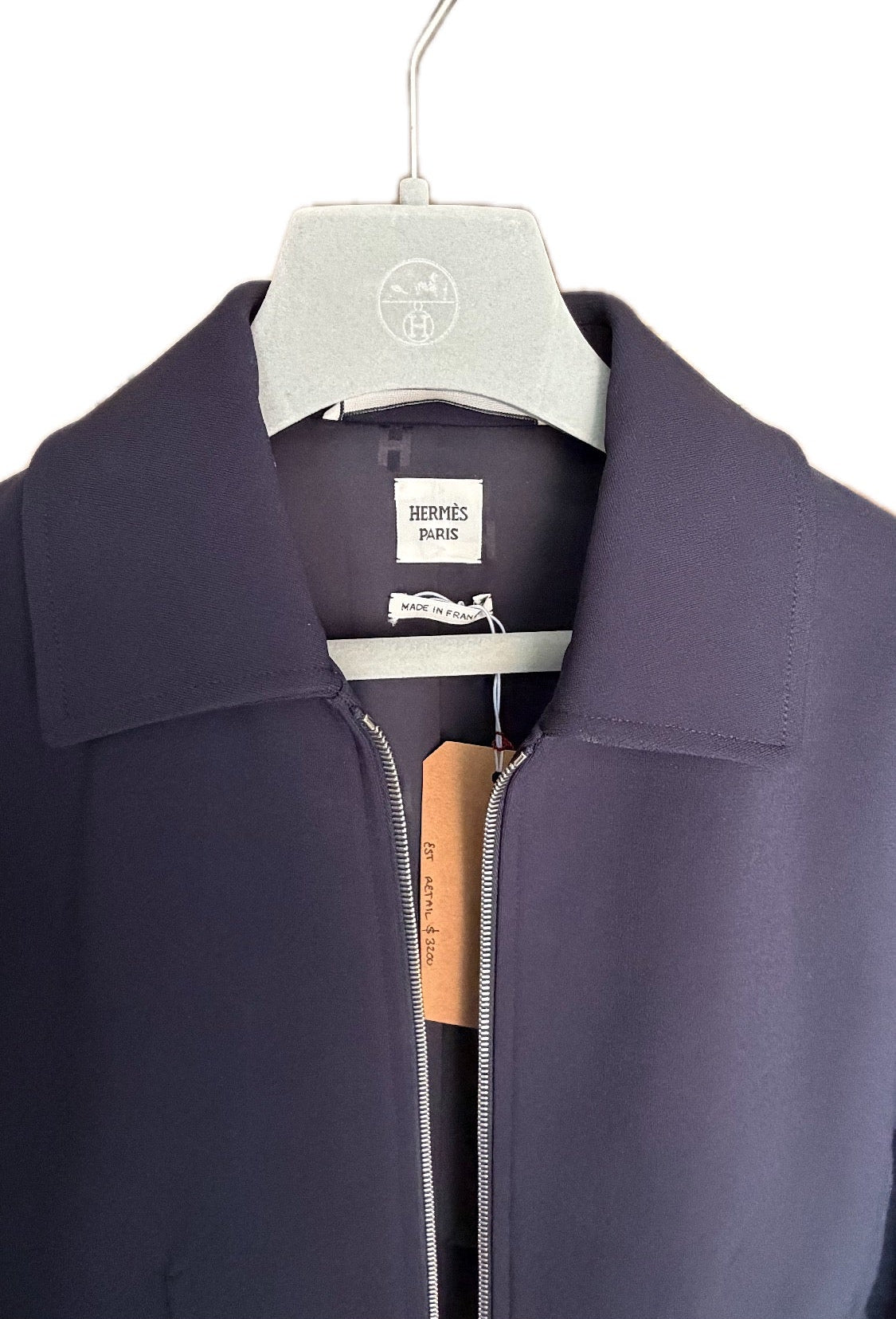Hermès Cropped Zip Jacket SIZE XS