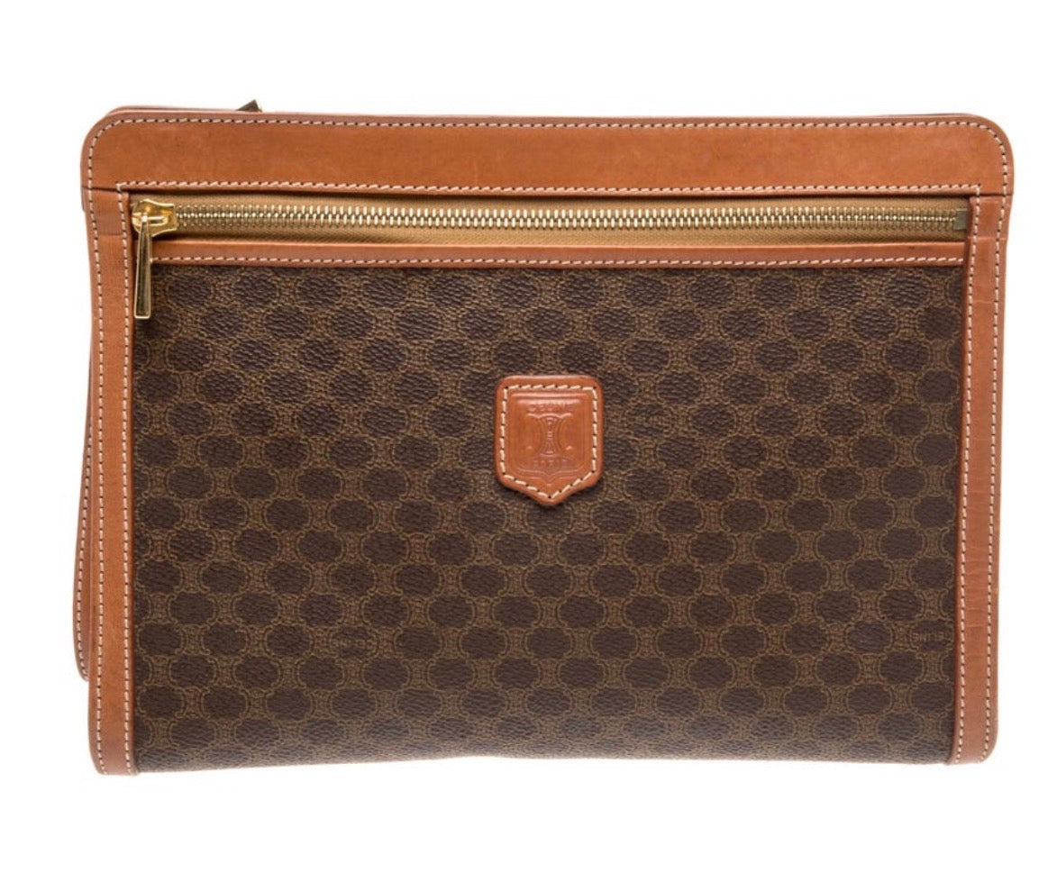 Vintage Celine Macadam Clutch
