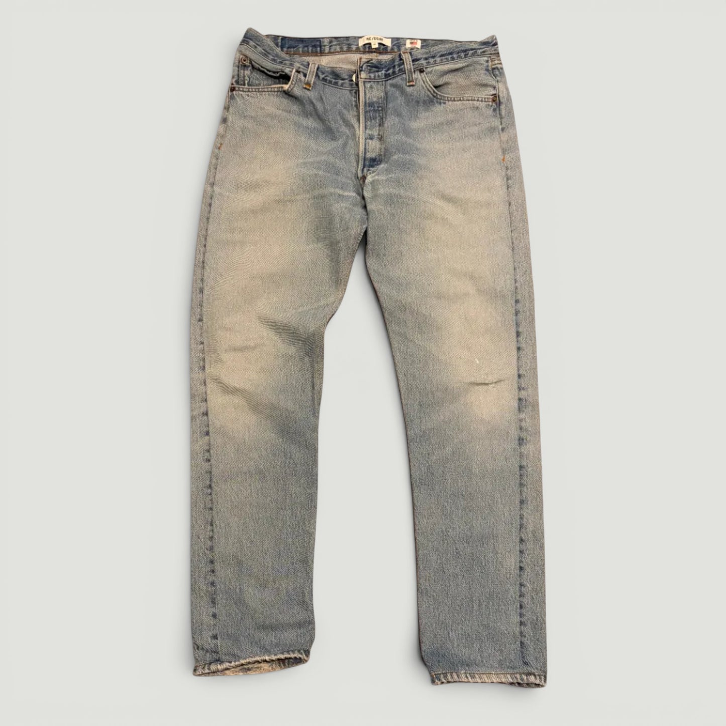 Vintage Levis X Redone Light Wash, Slim Leg: Size 30
