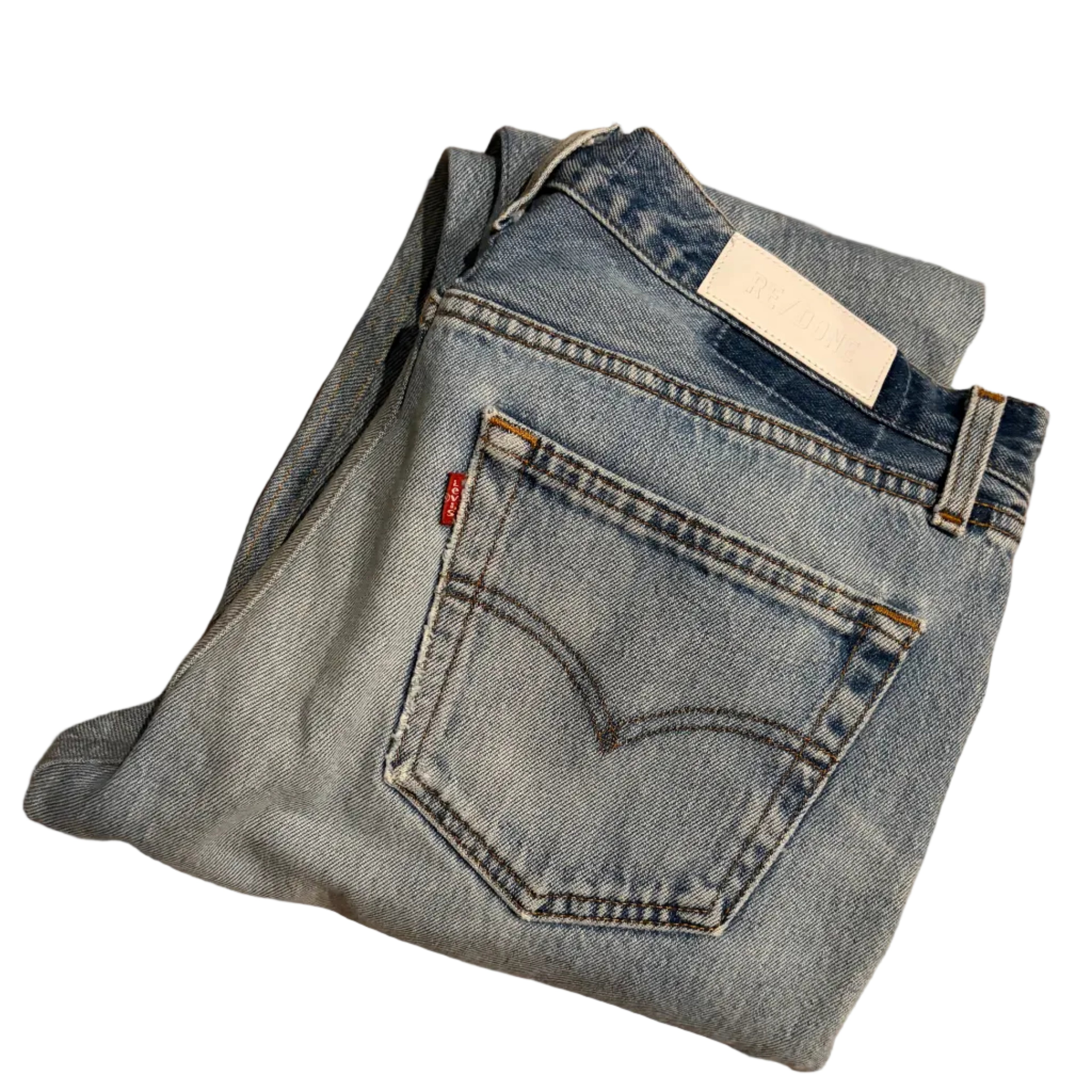 Vintage Levis X Redone Light Wash, Slim Leg: Size 30