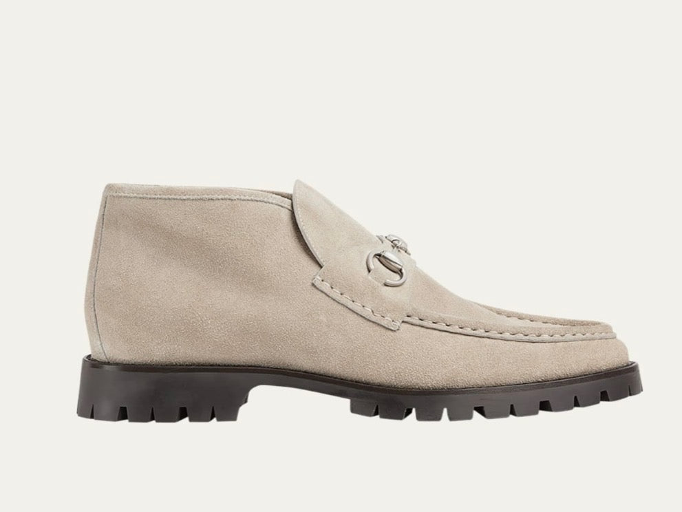 Gucci Suede Horsebit Ankle Boot M 7 / W 9.5