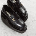 Chanel Interlocking CC Loafer Size: 38.5