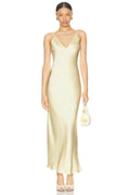 La Pointe Satin Slip Dress Size: M, US 8