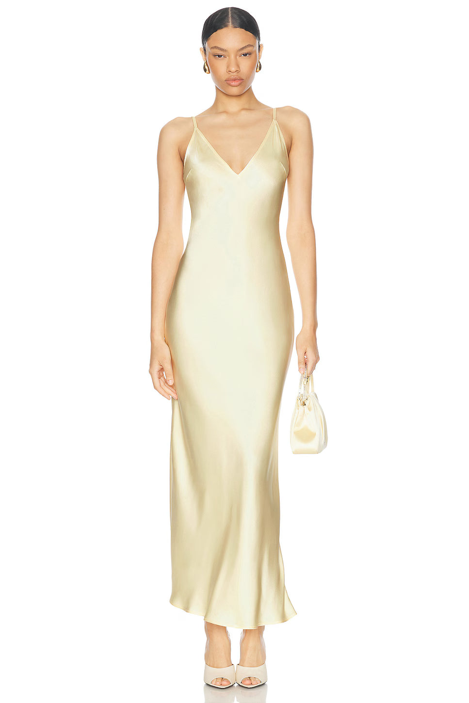 La Pointe Satin Slip Dress Size: M, US 8