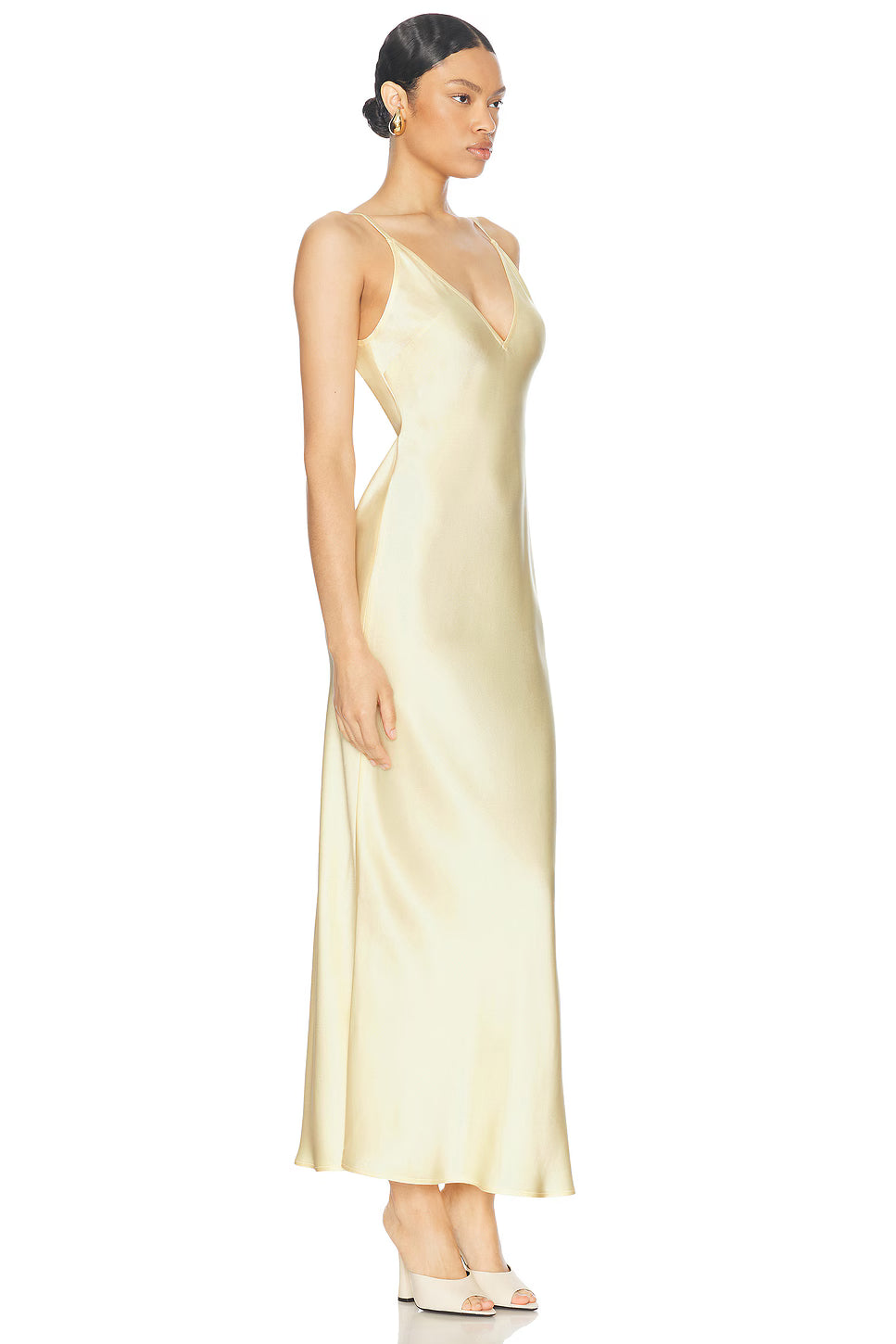 La Pointe Satin Slip Dress Size: M, US 8