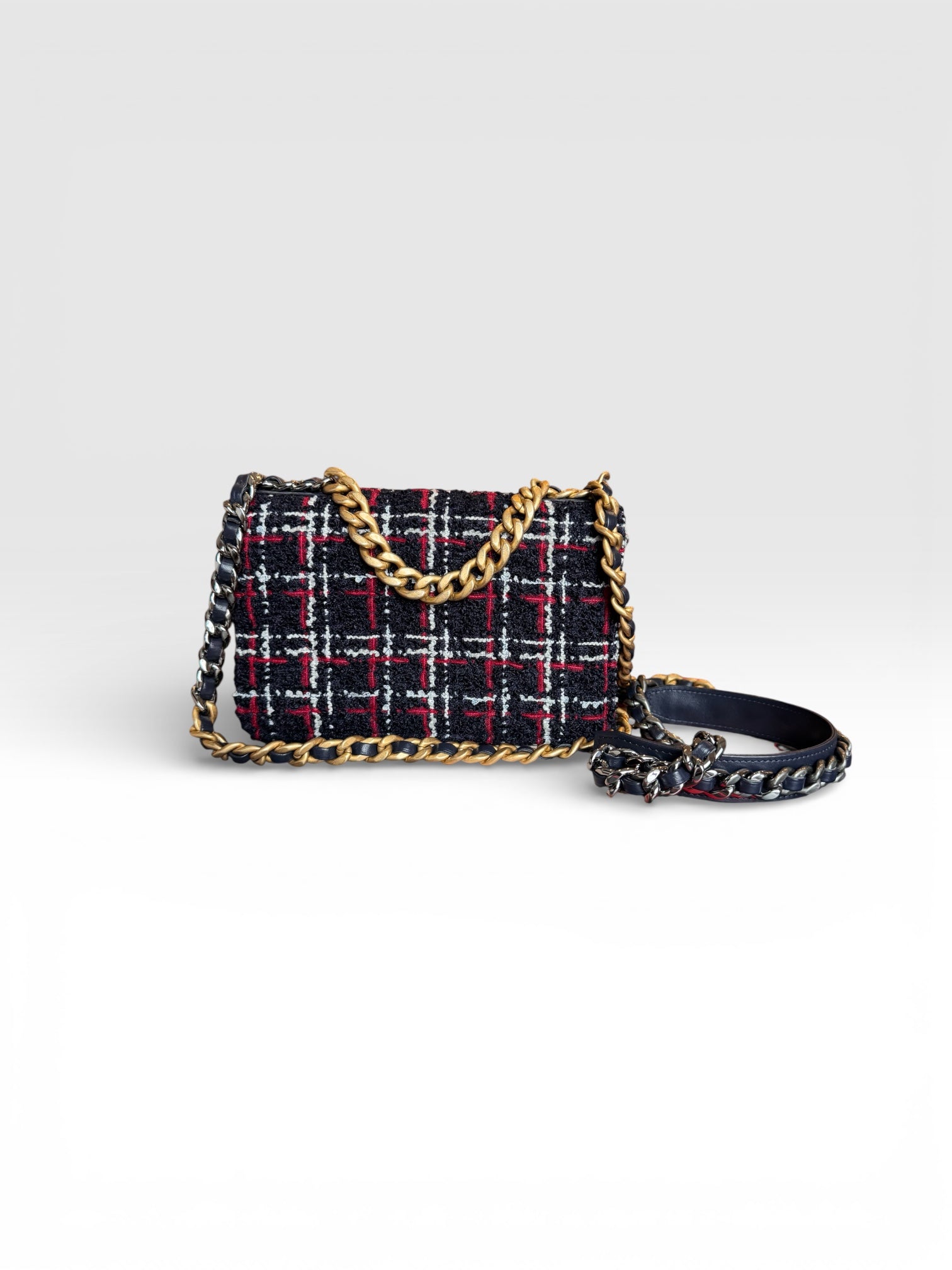 Chanel Tweed Wallet on Chain