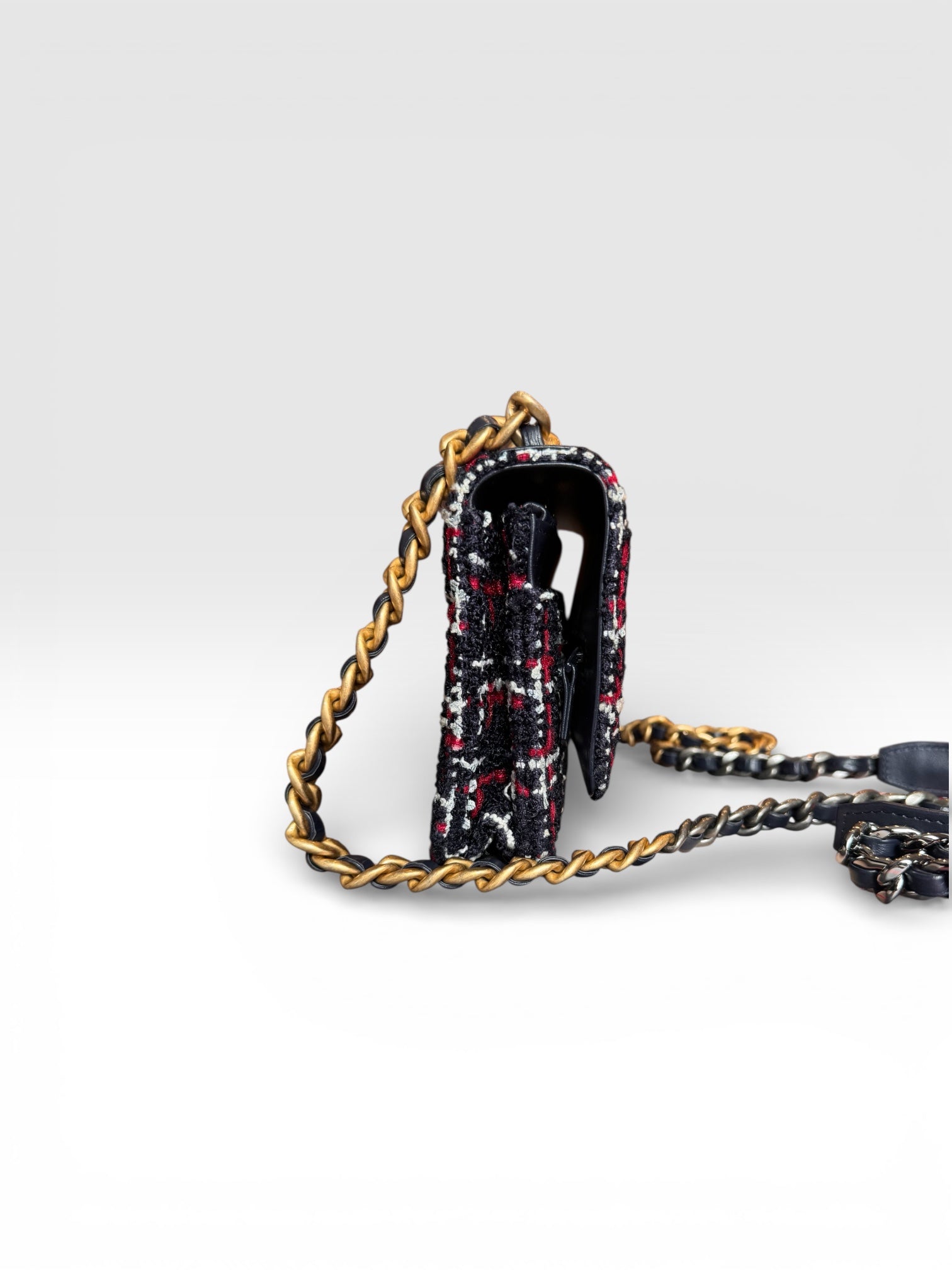 Chanel Tweed Wallet on Chain