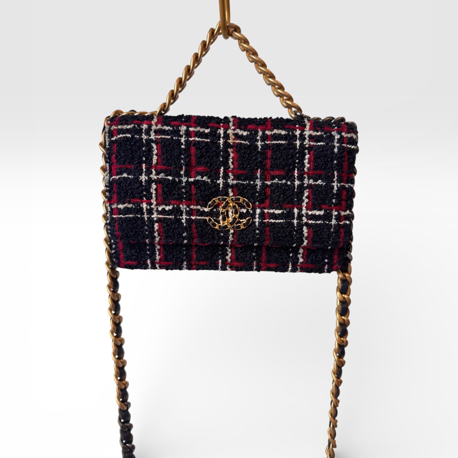 Chanel Tweed Wallet on Chain