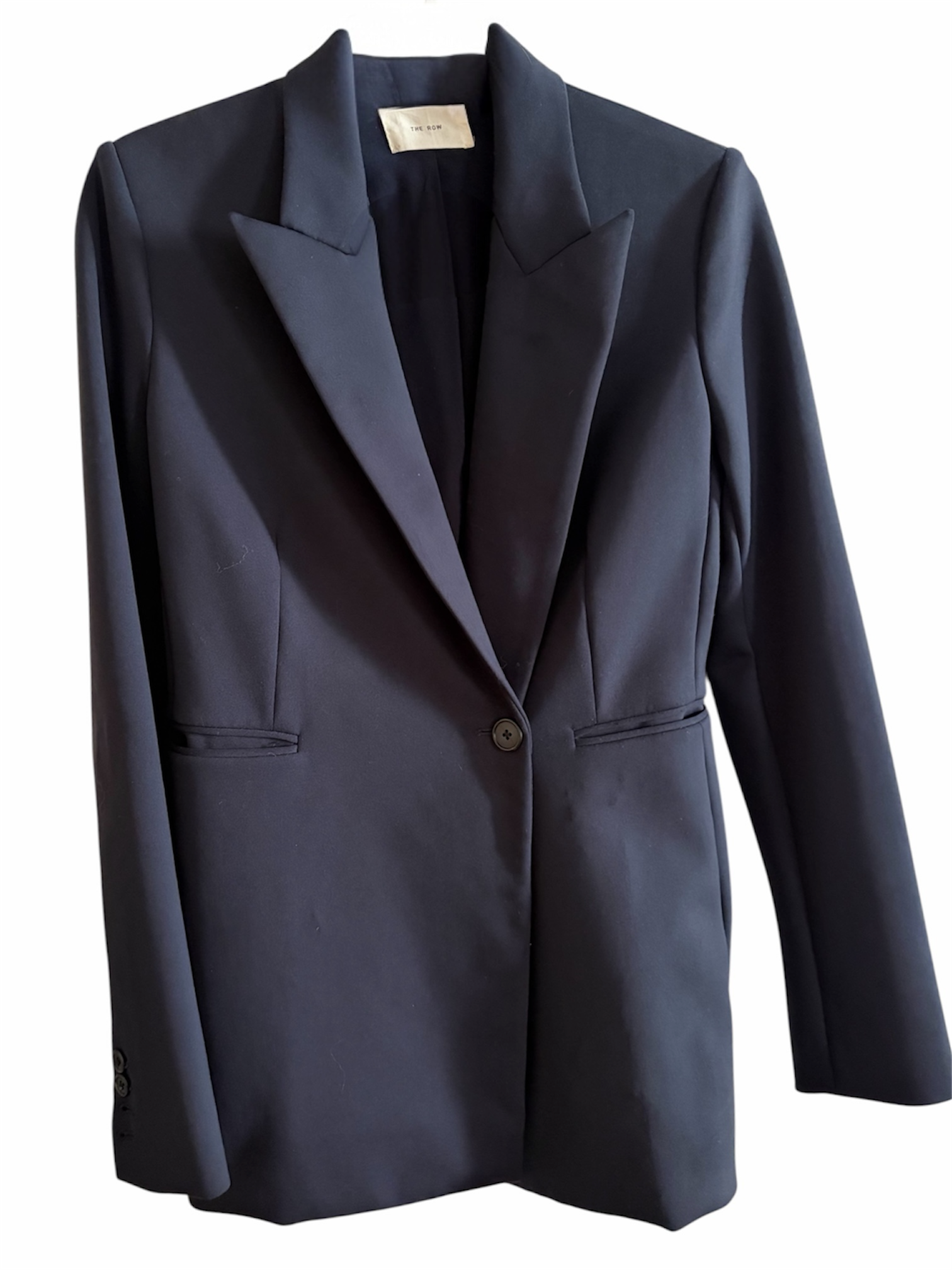 The Row Navy Wool Blazer SIZE SMALL