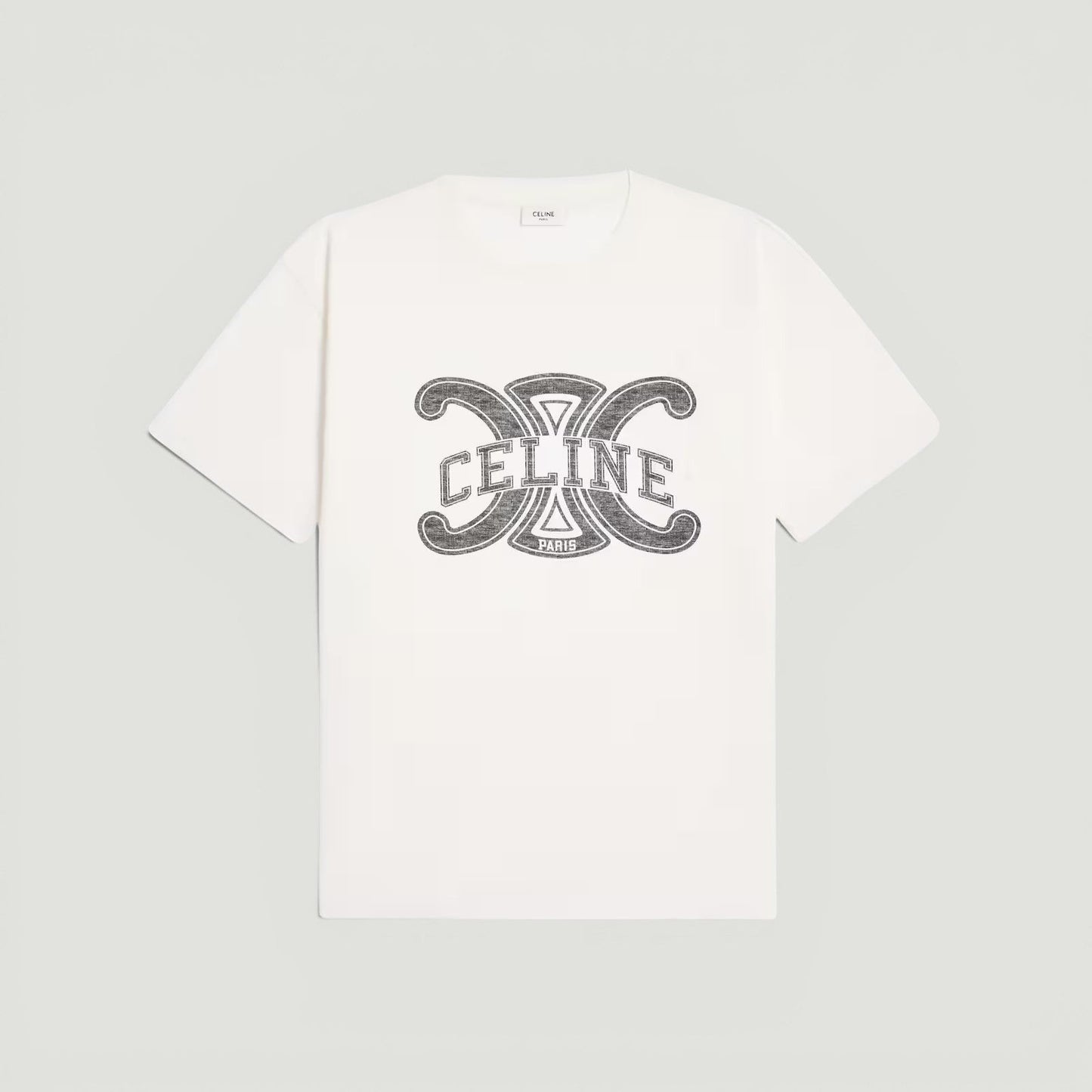 CELINE Loose T-Shirt in Cotton SIZE XS