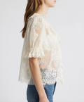 DÔEN Henri Lace Top SIZE SMALL