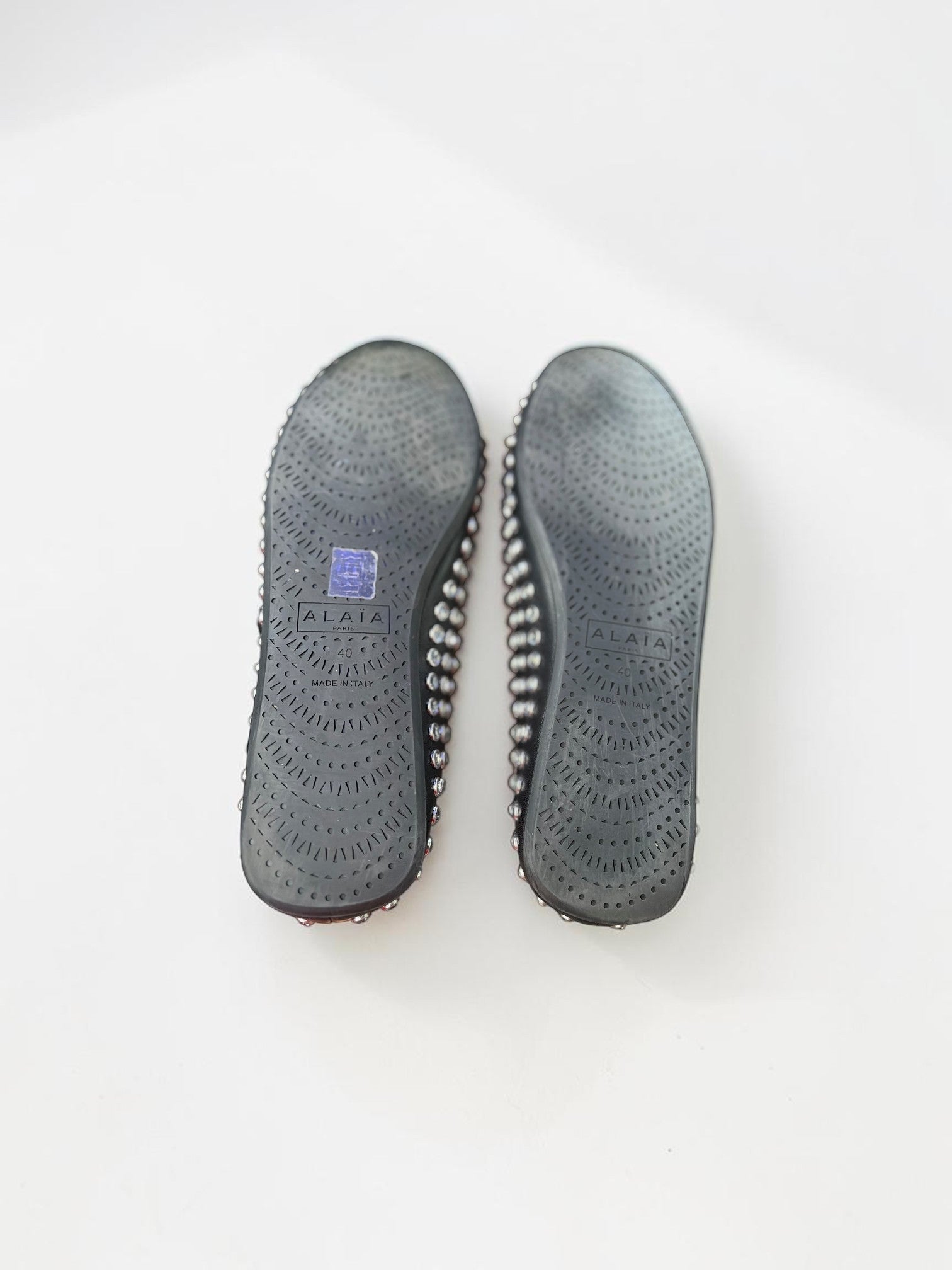 Alaïa Rhinestone Ballet Flat Size: 40