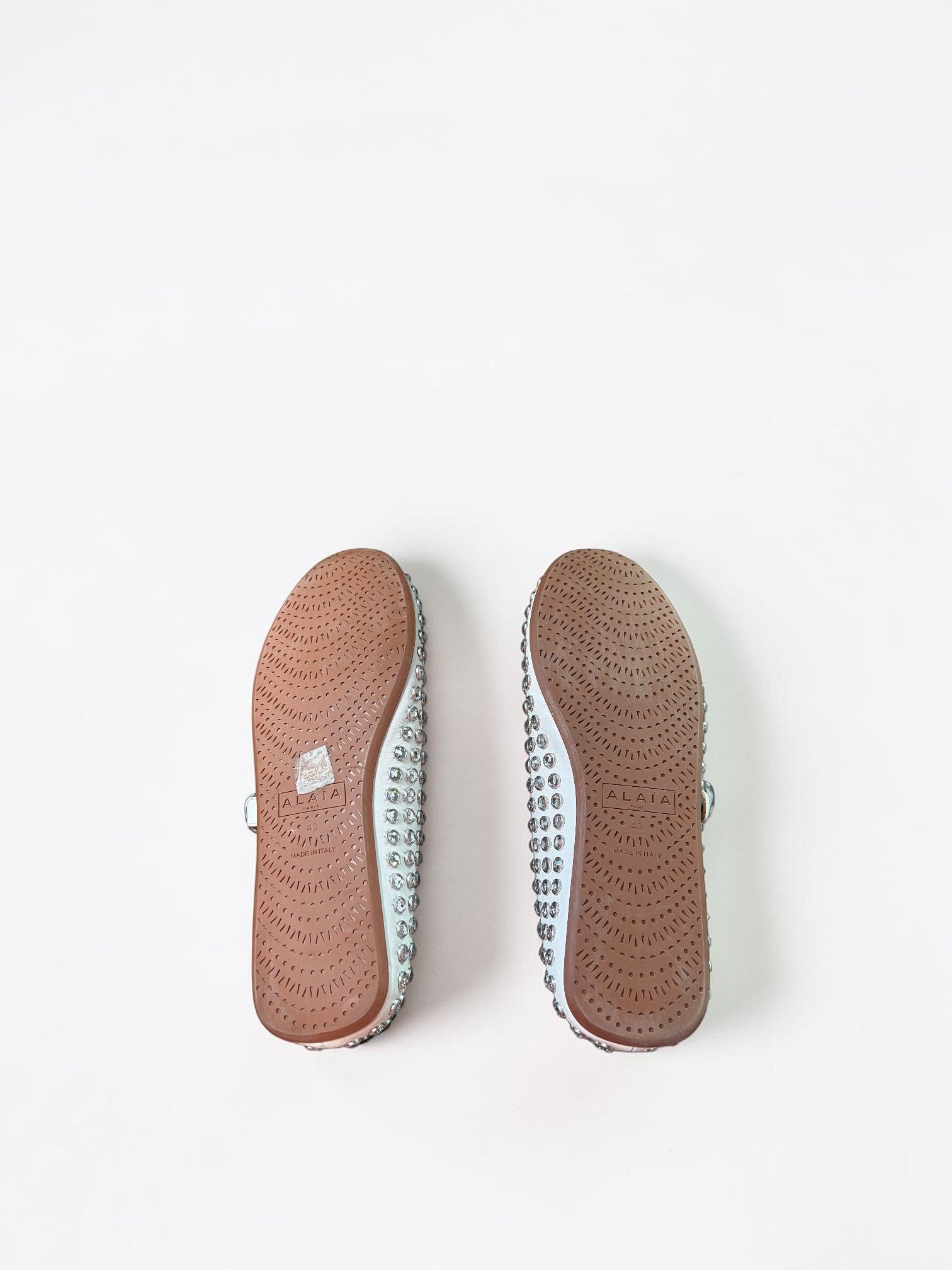 Alaïa Rhinestone Ballet Flat Size 40