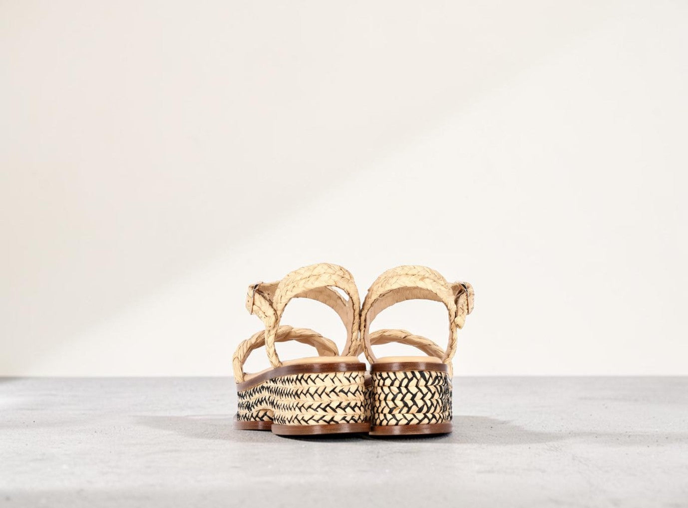 Gabriela Hearst Raffia Platform Sandal Size: 38.5