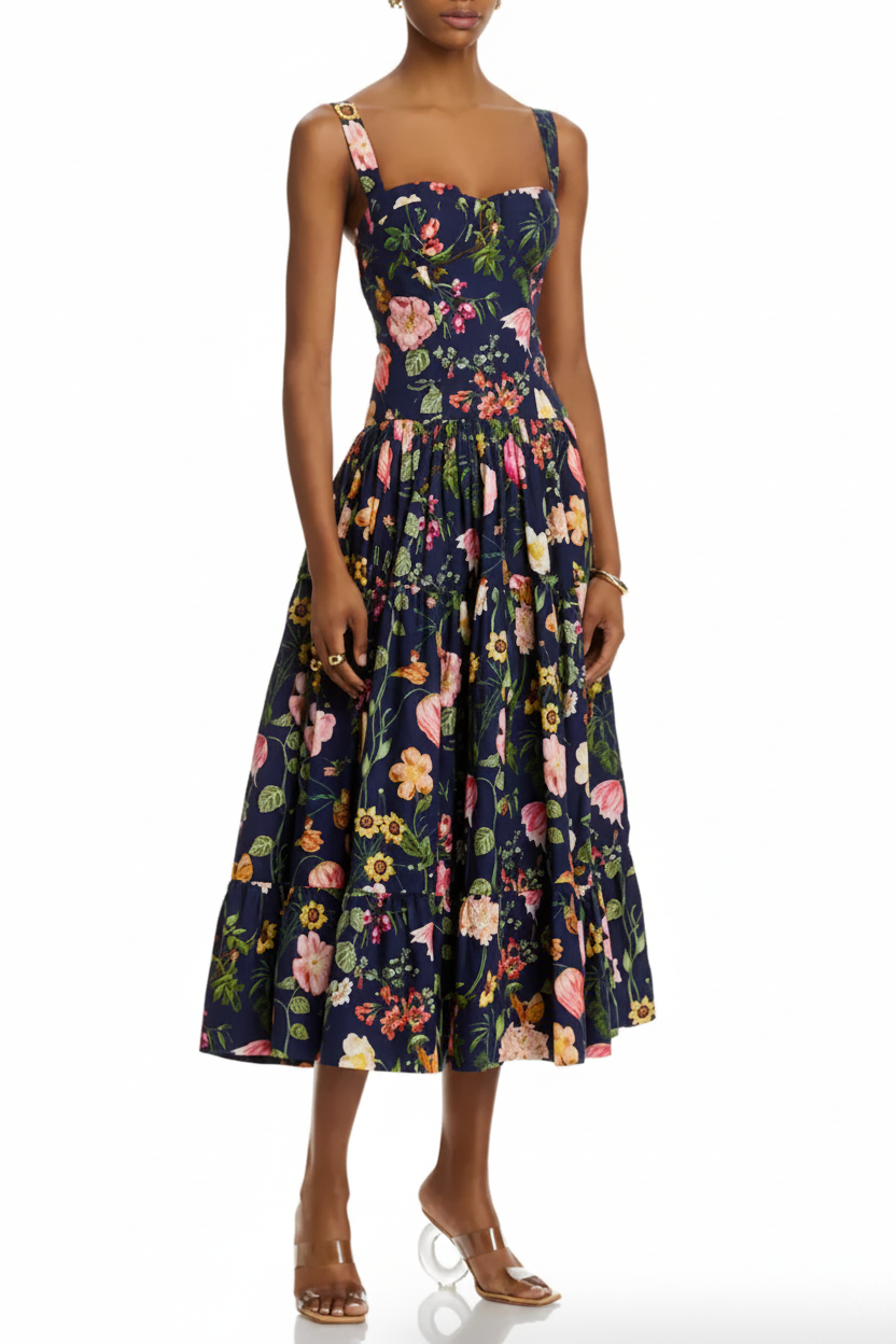 Floral Cara Cara Dress Size: S