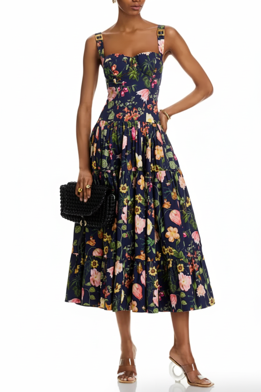Floral Cara Cara Dress Size: S