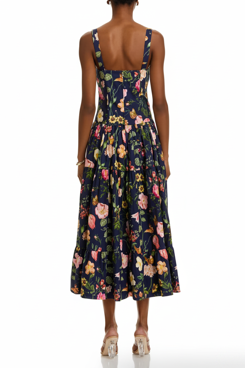 Floral Cara Cara Dress Size: S