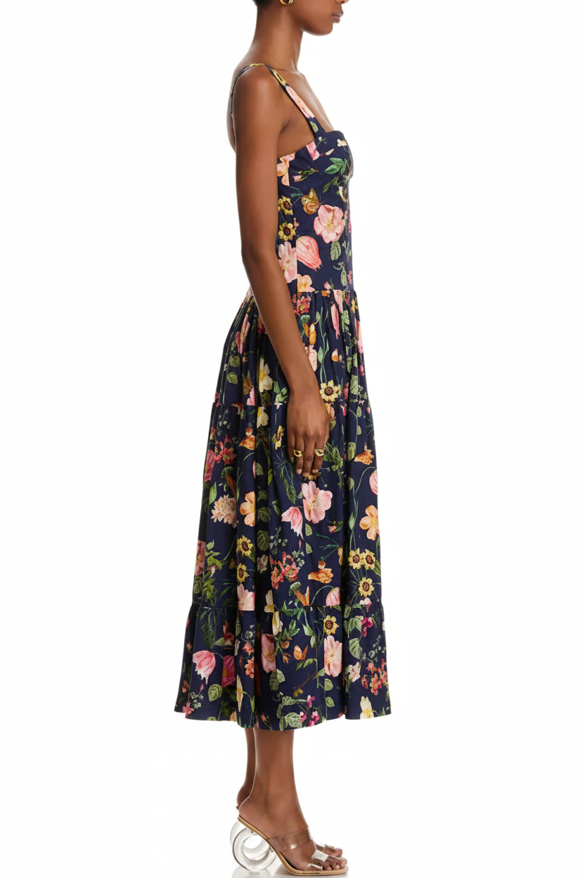 Floral Cara Cara Dress Size: S