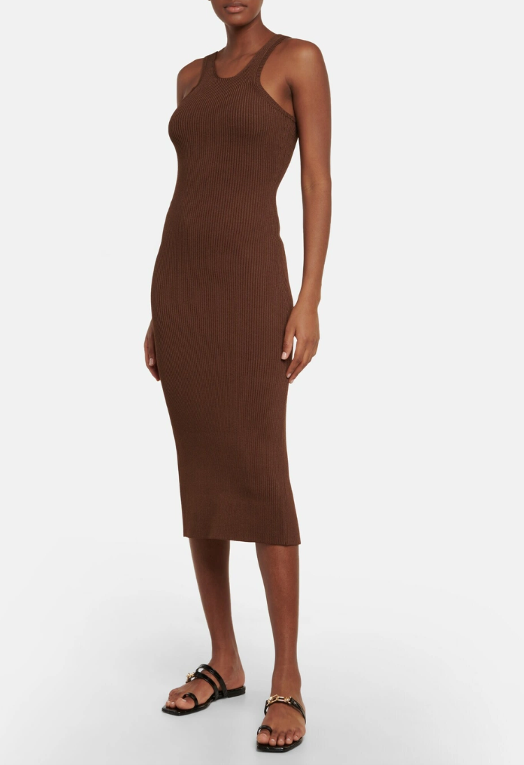 Toteme Ribbed Maxi Dress Size: L