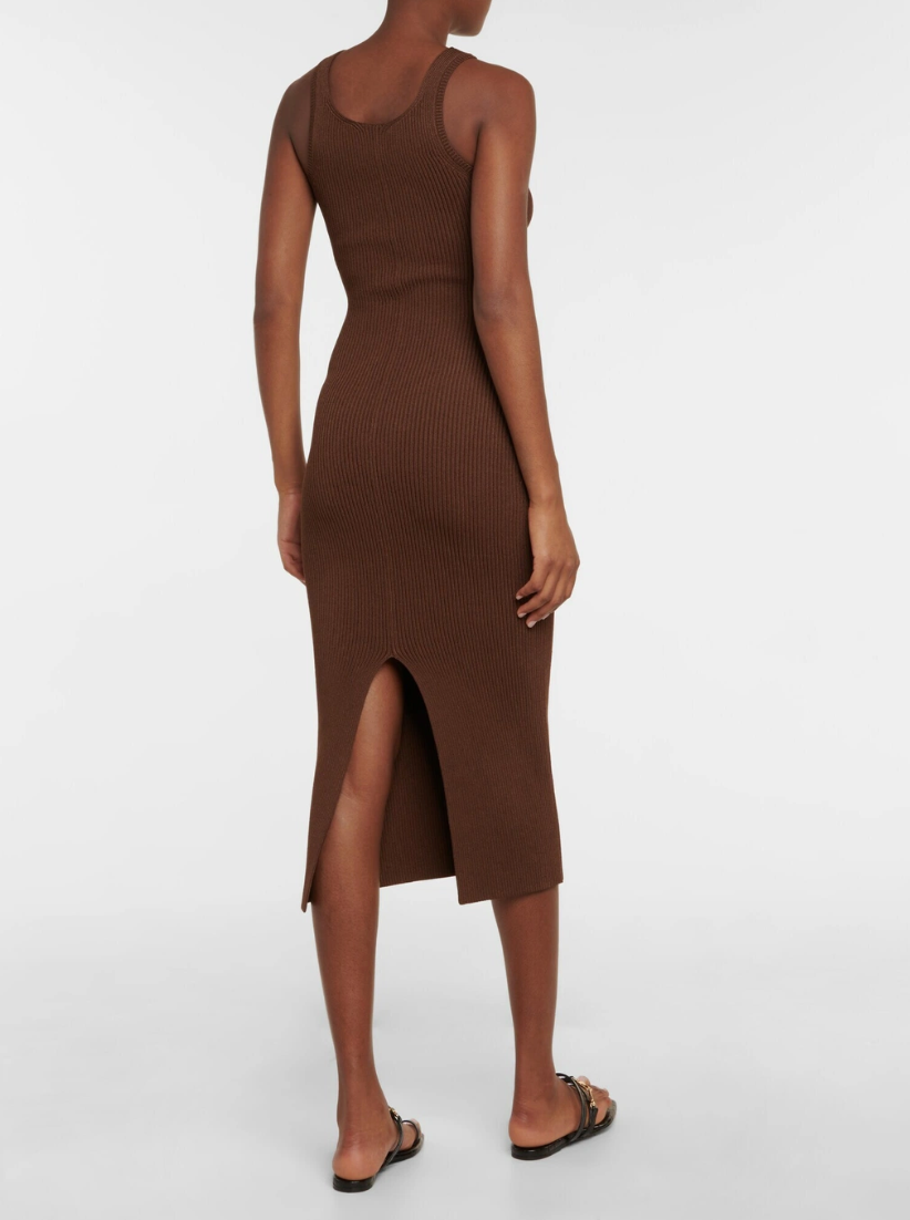 Toteme Ribbed Maxi Dress Size: L