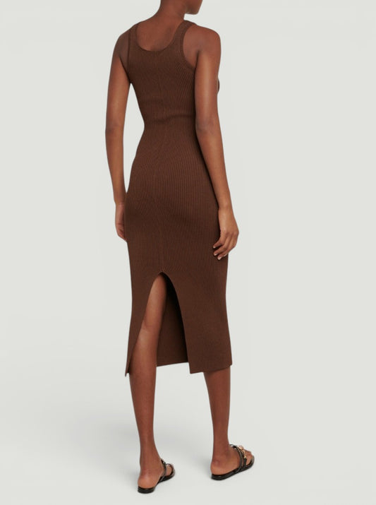 Toteme Ribbed Maxi Dress Size: L