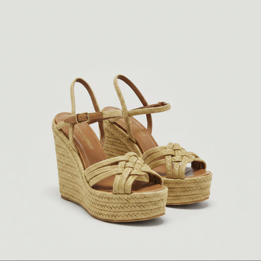 Saint Laurent Platform Wedge Espadrilles *never worn* Size: 37