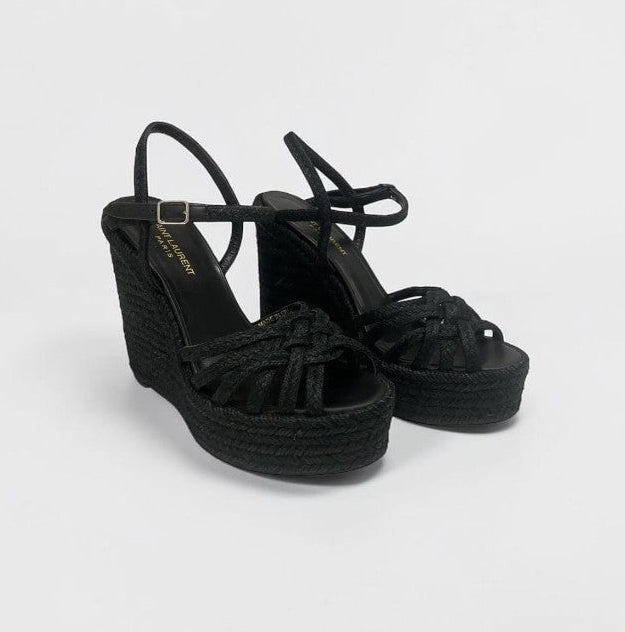 Saint Laurent Wedge Espadrille Size: 37
