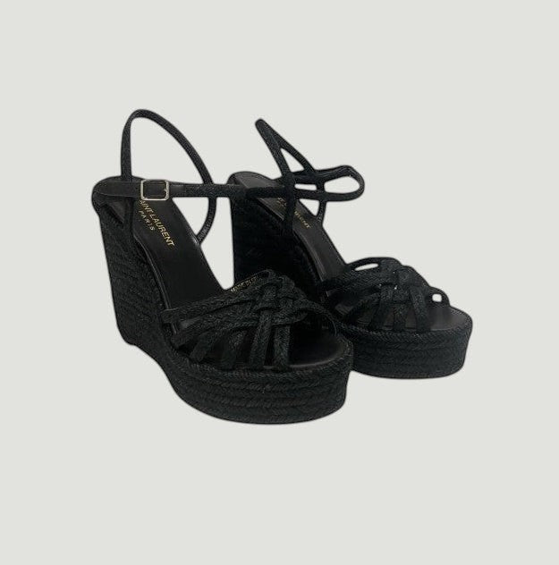 Saint Laurent Wedge Espadrille Size: 37